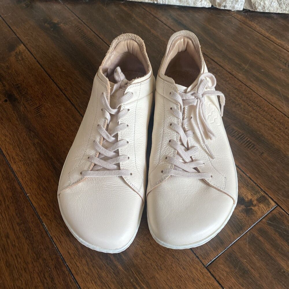 Vivobarefoot Geo Court III shoes Peach Ivory Size 41 Women’s Size 10 Cork Insole